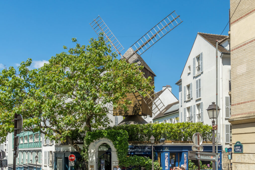 moulin de la galette rue lepic
