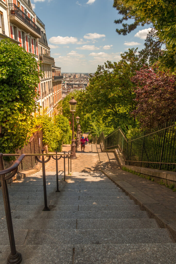 paris street stairs