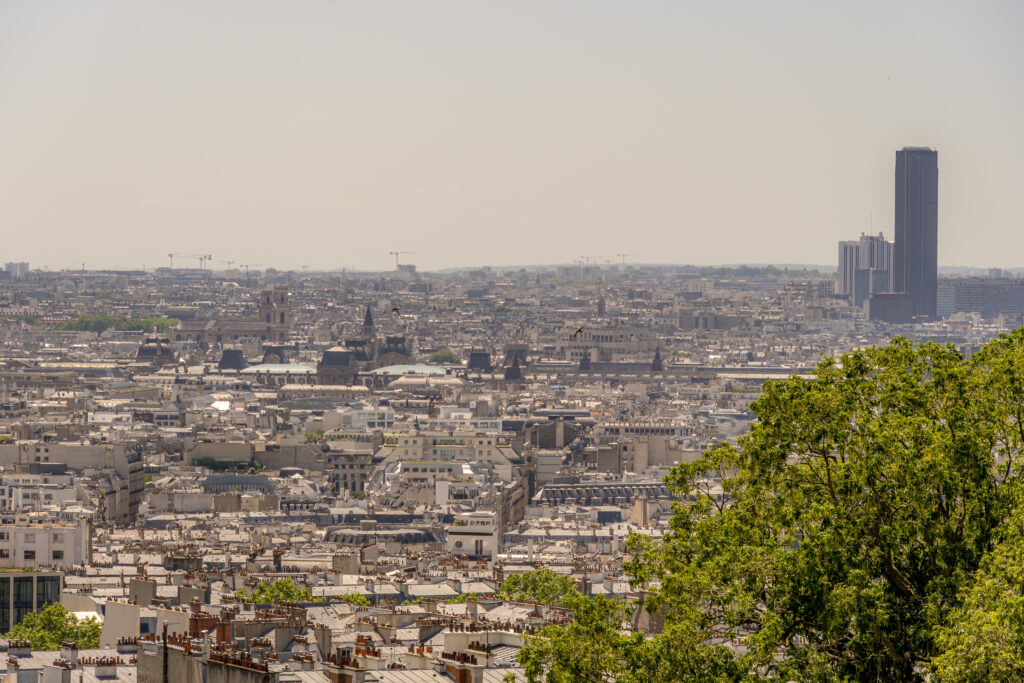 sacre coeur paris views montparnasse
